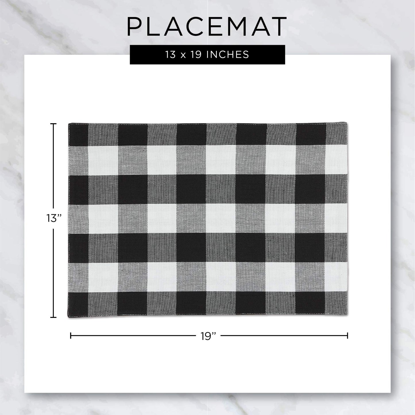 DII Southwest Collection Tabletop, Placemat Set, Natural, 6 Piece