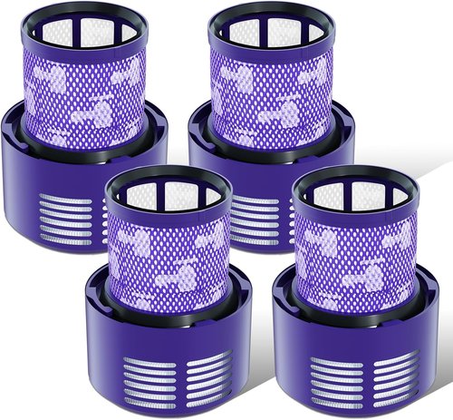 Dyson Vacuum Filter Replacement - Compatible with V10 Series | 4-Pack for Optimal Performance