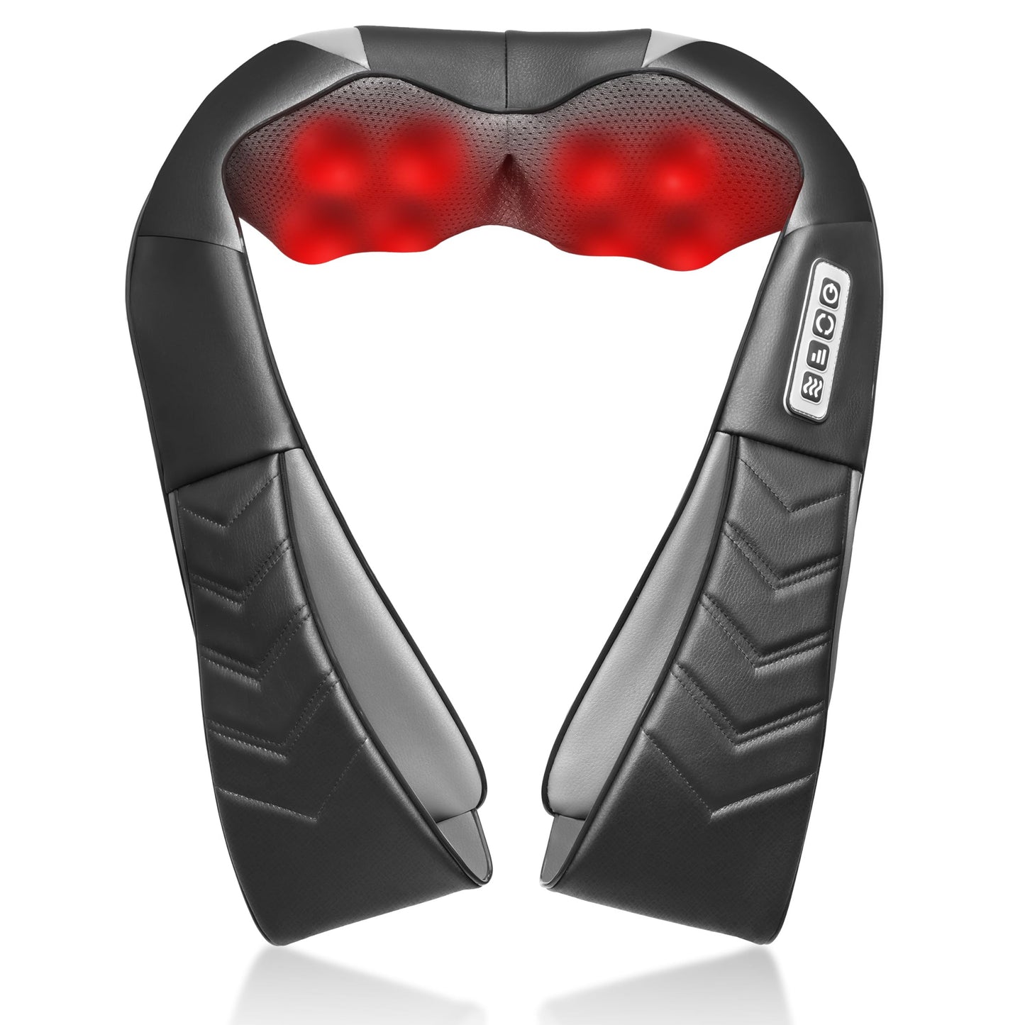 UFFAE Shiatsu Neck and Back Massager with Heat, Electric Deep Tissue Kneading Neck and Shoulder Massage, Best Gifts for Women Men Mom Dad Mothers Fathers Day Birthday Gift, Black (NOT Cordless)