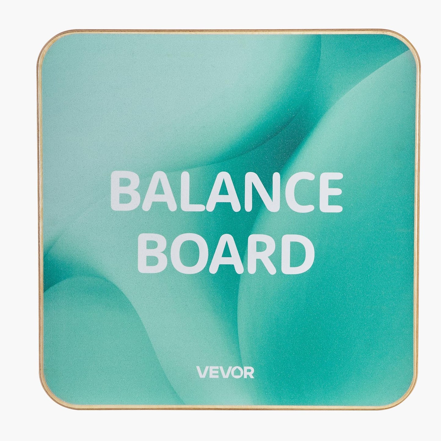 VEVOR Balance Board, 360° Rotating Wobble Board Trainer for Adults 3-Level Adjustable, Wooden Balance Training Equipment, Slip-Resistant Surface for Core Workout, Standing Desk Exercise, Home Gym