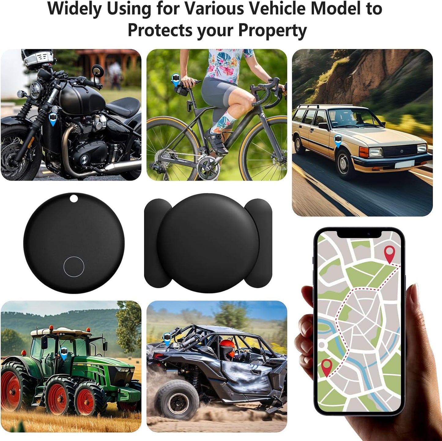 Frylaa 2025,Mini GPS Car Tracker GPS Tracker for Vehicles,Hidden Real-timeTracking with Magnetic Case