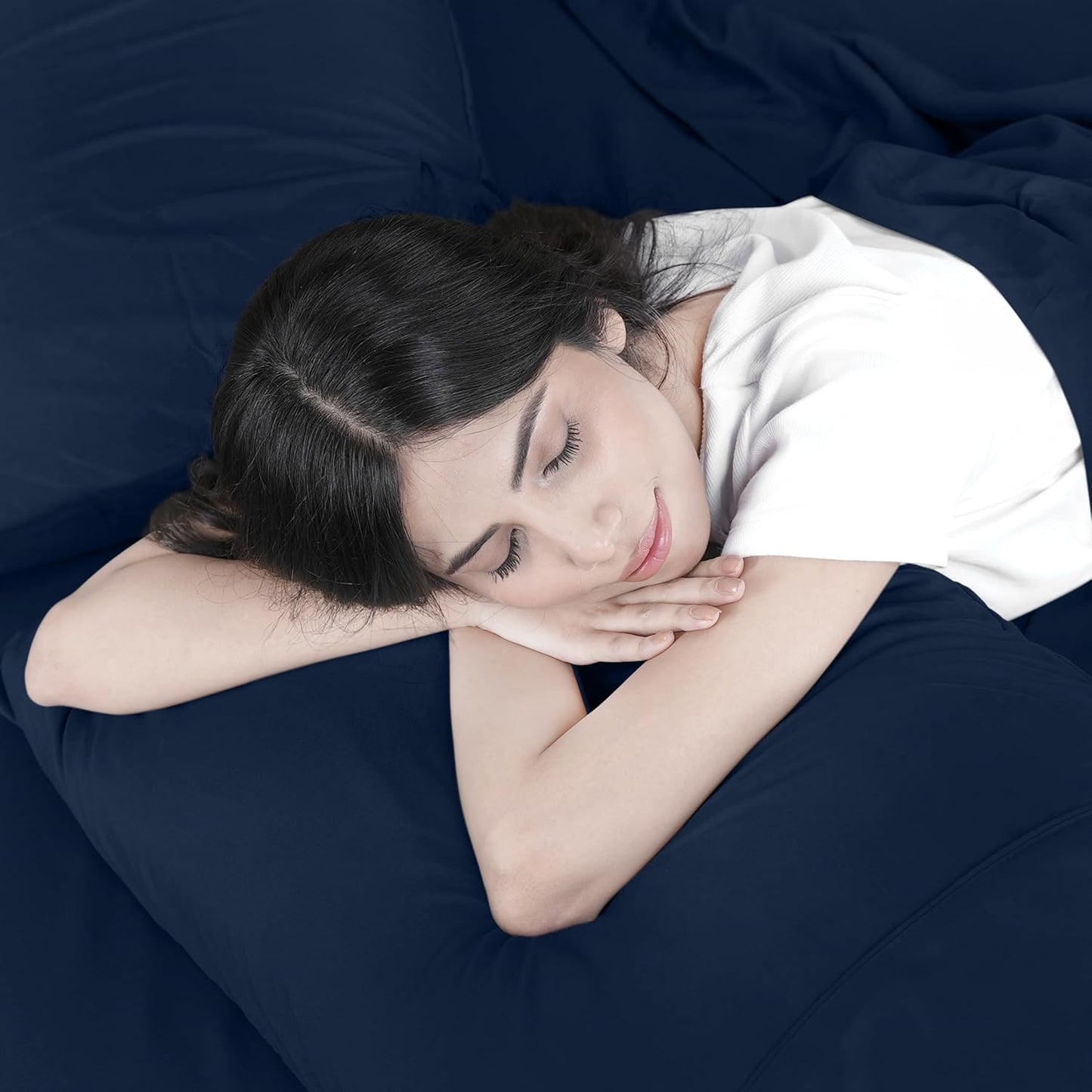 Utopia Bedding Queen Size Sheet Set - Soft & Breathable 4-Piece Microfiber Bedding | Navy Color
