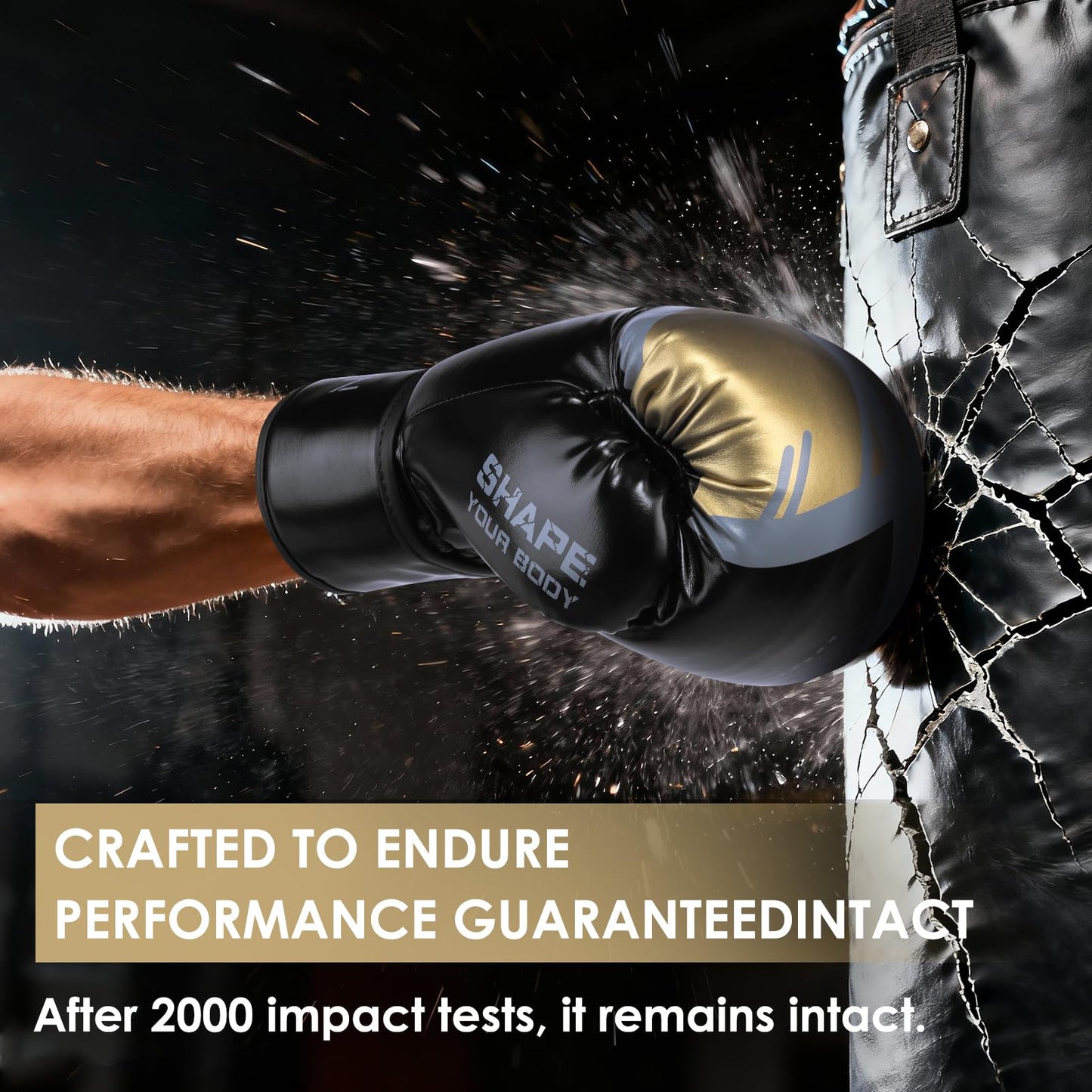 NHOWIN Boxing Gloves, Boxing Gloves for Men and Women with Boxing Wraps for Heavy Bag, MMA, Muay Thai, Sparring Training - 12oz