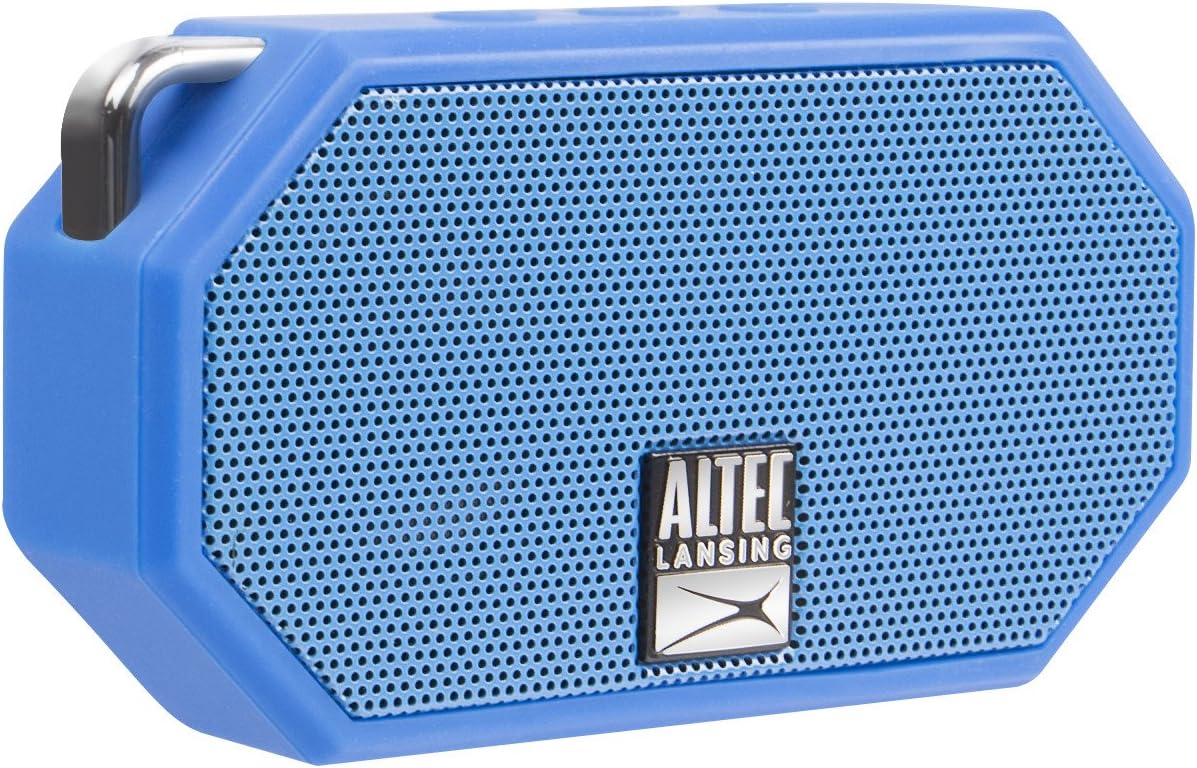 Altec Lansing IP67 30-Foot 6-Hour Portable Bluetooth Speaker Waterproof Outdoor Speaker with Range and Battery Floating