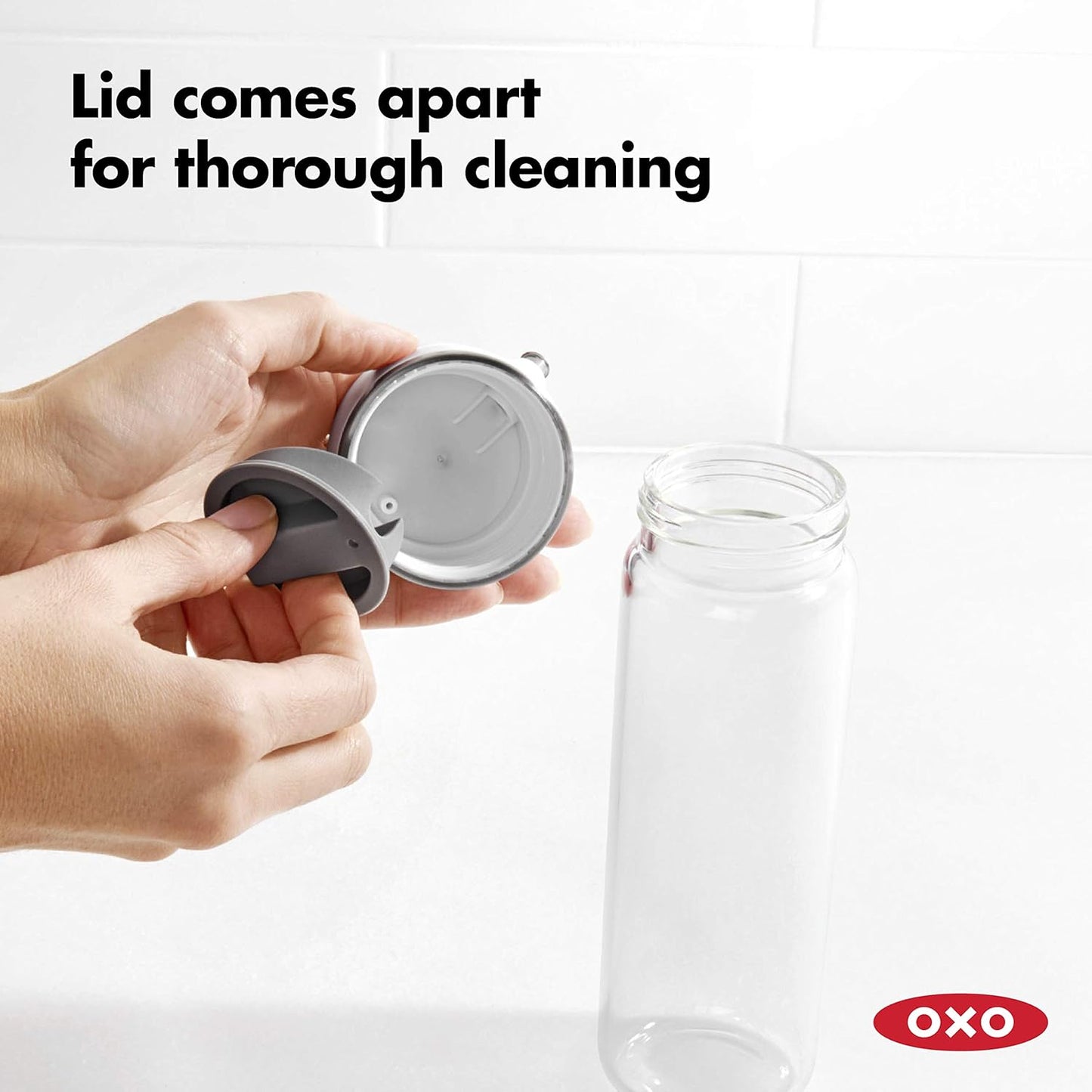 OXO Good Grips 12 Oz Precision Pour Glass Oil Dispenser - Effortless Control & Mess-Free Pouring