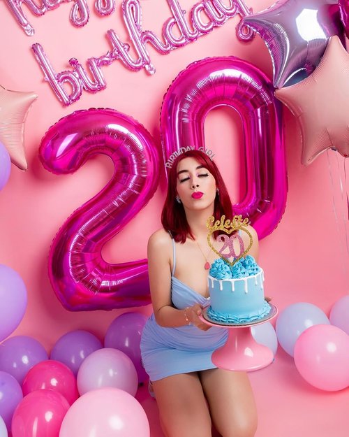 Hot Pink Number 20 Balloons - 40 Inch 20th Birthday Decorations for Women | Stylish Party Supplies
