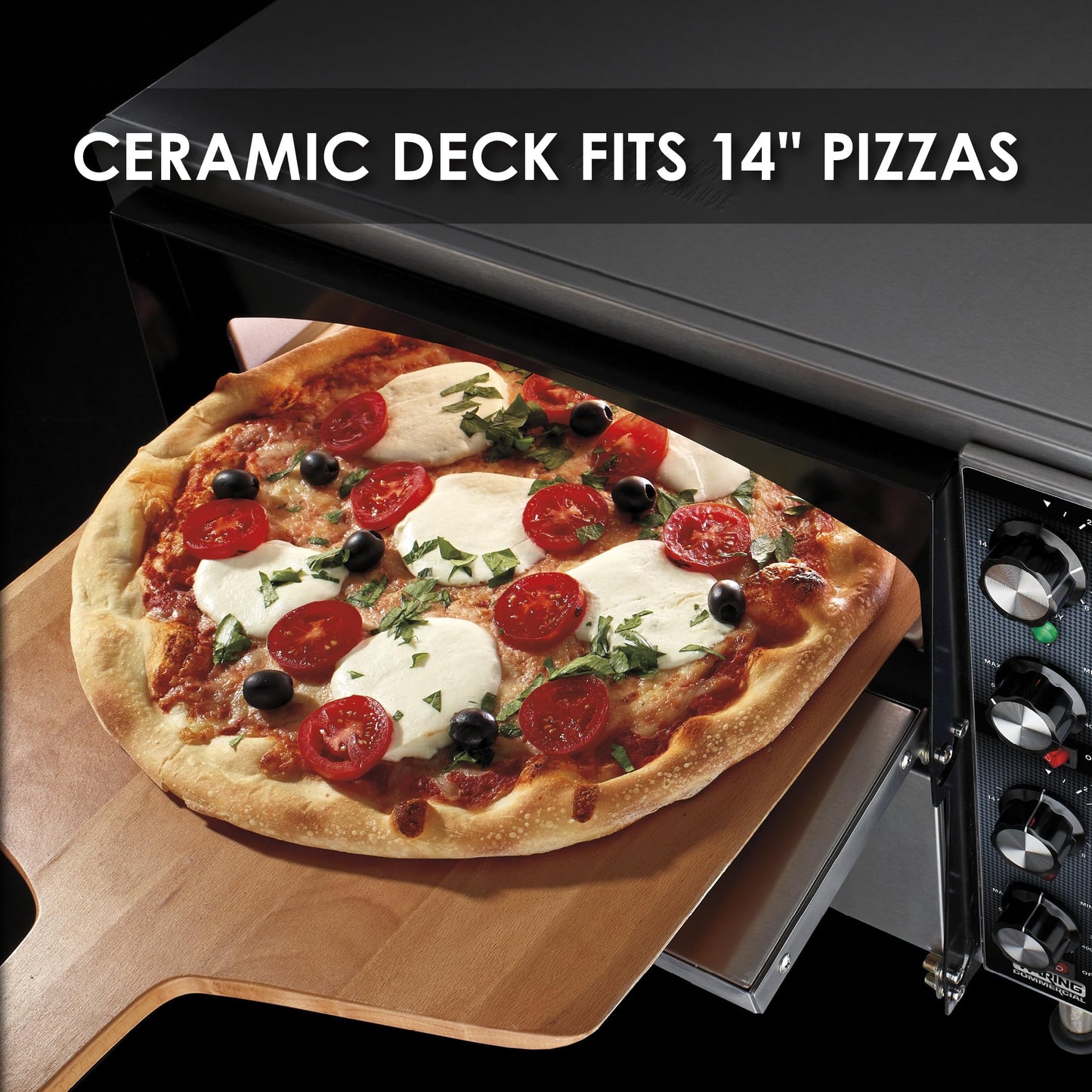 Waring Commercial Medium-Duty Double-Deck Pizza Oven