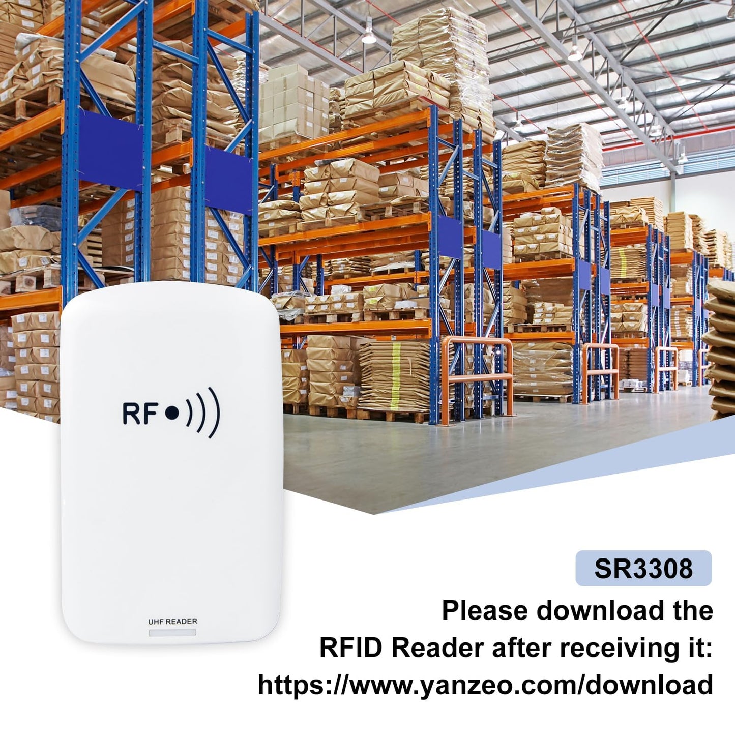 Yanzeo SR3308 860-960Mhz UHF RFID Reader Writer USB RFID Reader Free SDK User Guides