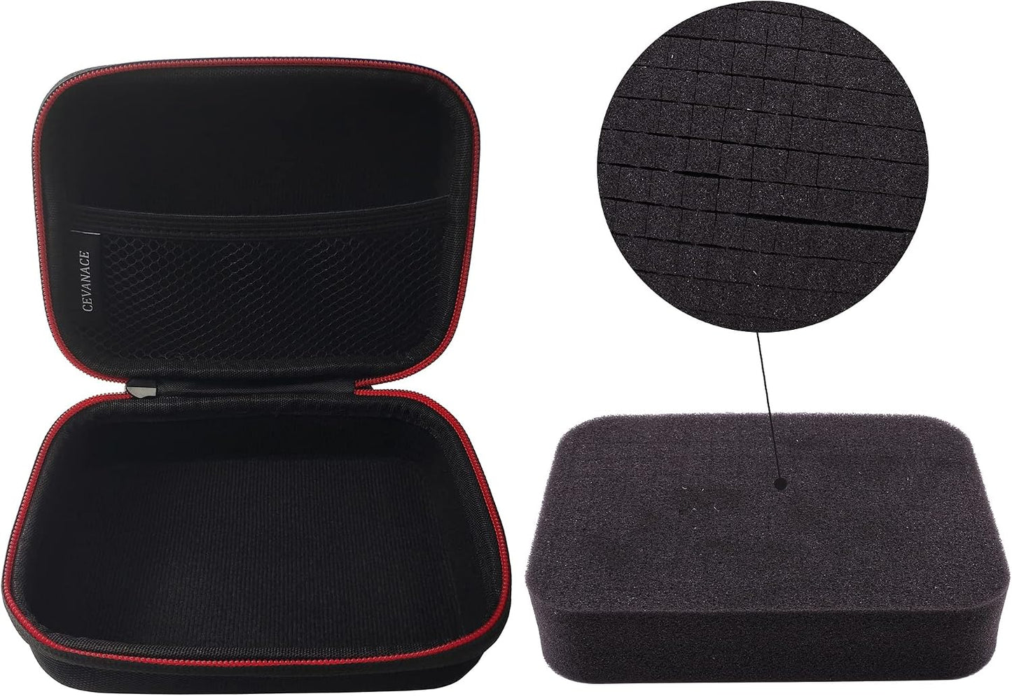 Evanice Foam6.7 x4.7 x2.5 inches EVA Hard Case with Hard Sided Camera/Digital Case EVA shockproof Outdoor caseSuitable