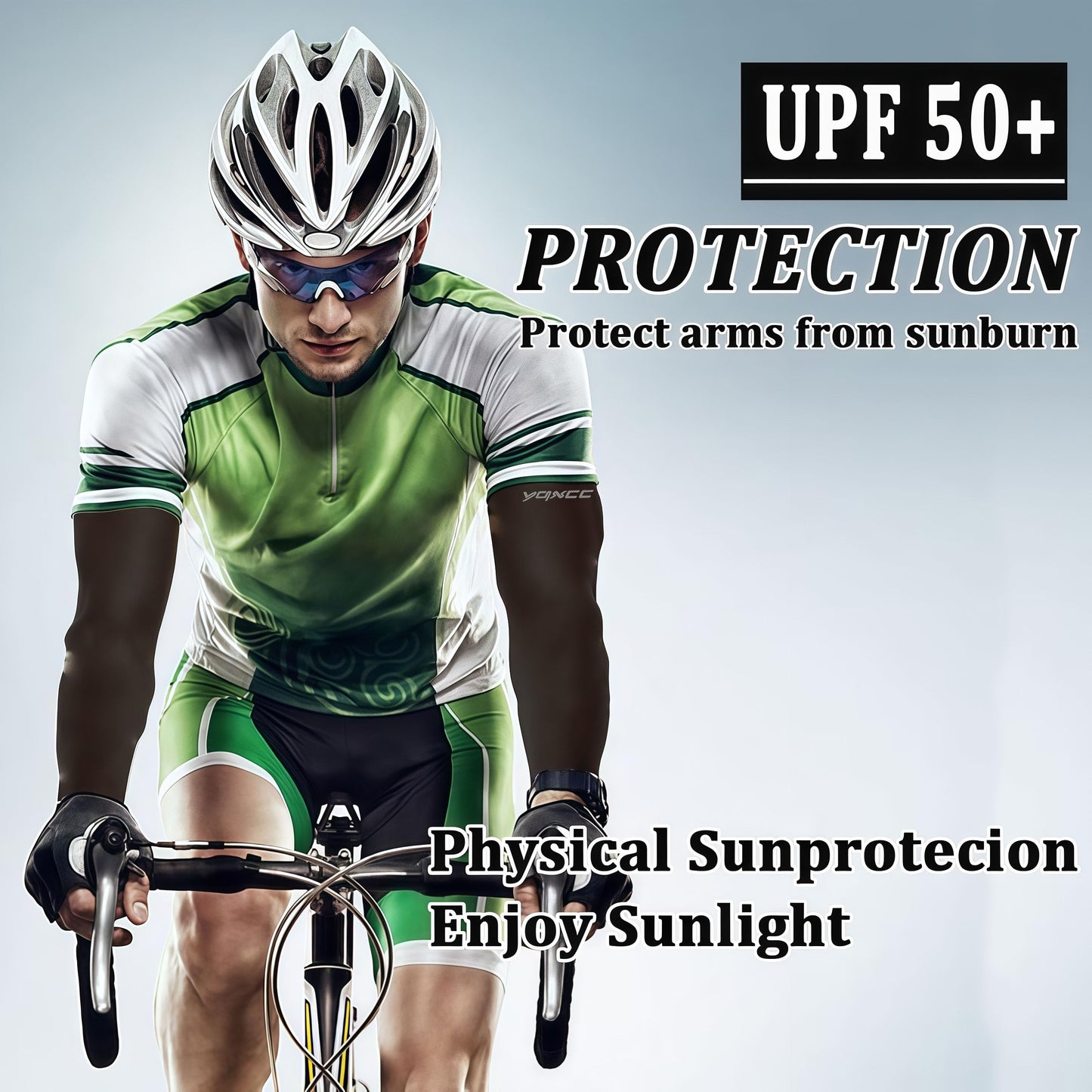 YQXCC 6 Pairs Arm Sleeves, UV Sun Protection UPF 50 Cooling Sleeves, Sports Compression Arm Covers for Golf Basketball