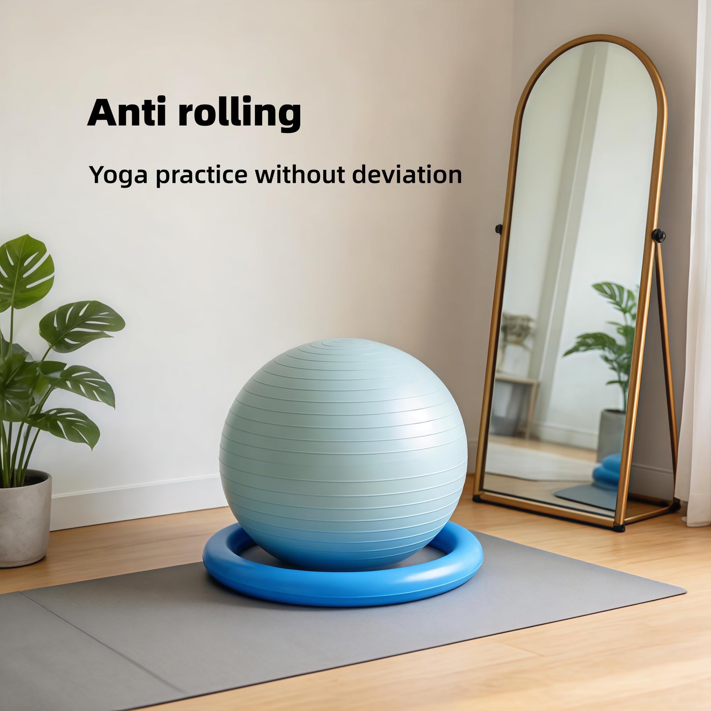 DJDXIZJEK Yoga Ball Base – Non-Slip Stability Ring, Anti-Roll Stand for Exercise Ball, Home Gym & Office Storage, Secure Holder for Fitness Ball, Balance & Posture Support