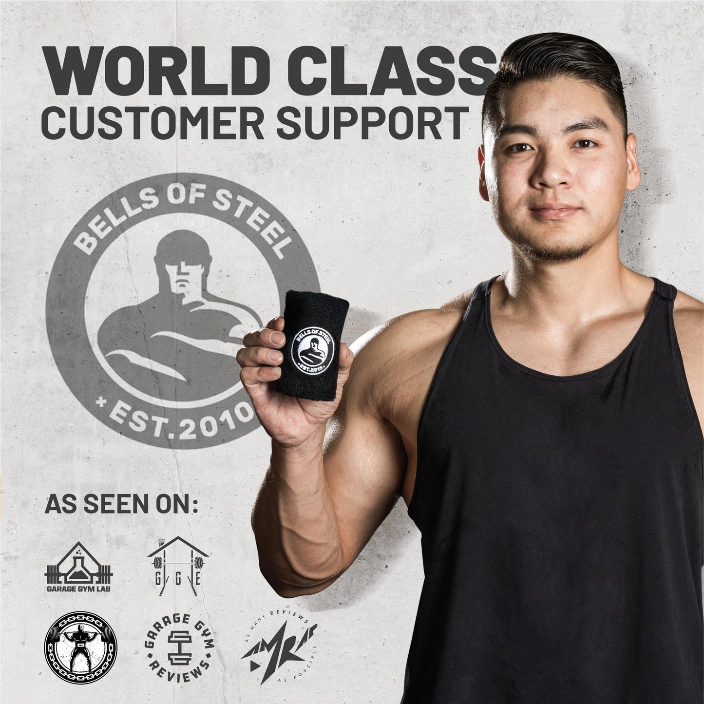 Bells of Steel Kettlebells Wrist Guard BellGuard Wrist Sweatband with Plastic Inserts for Shock Absorption | Gym Wrist Wraps, Wrist Brace for Working Out | One-Size-Fits-All, Pair of Wrist Guards
