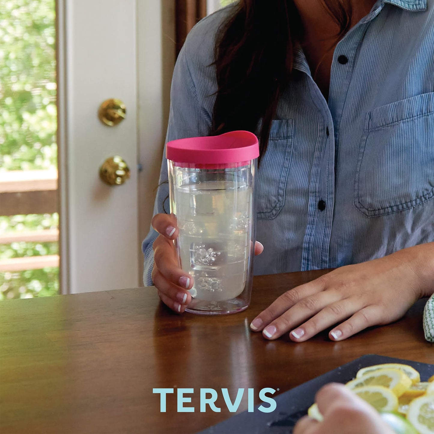 Tervis Made in USA Double Walled NHL Washington Capitals Insulated Tumbler Cup Keeps Drinks Cold & Hot, 16oz, Primary Logo