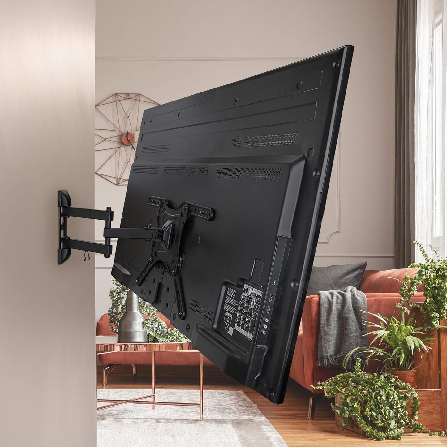Mount-It! 2355 Inch 15.6 75x75 400x400 66 lb Full Motion Articulating TV Wall Mount for LED LCD OLED Flat Screen TVs |