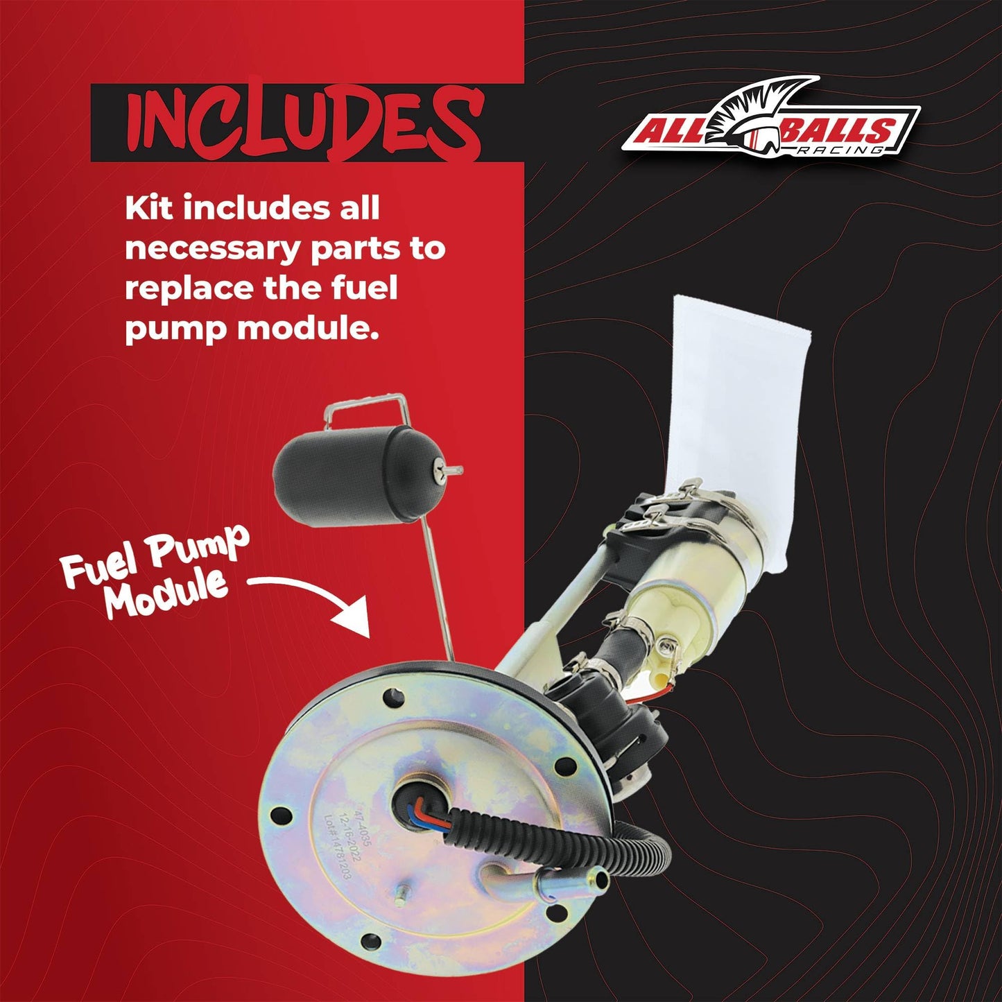 All Balls Racing 47-1048 Fuel Pump Complete Module Compatible With/Replacement For Polaris Sportsman 500 X2 2006