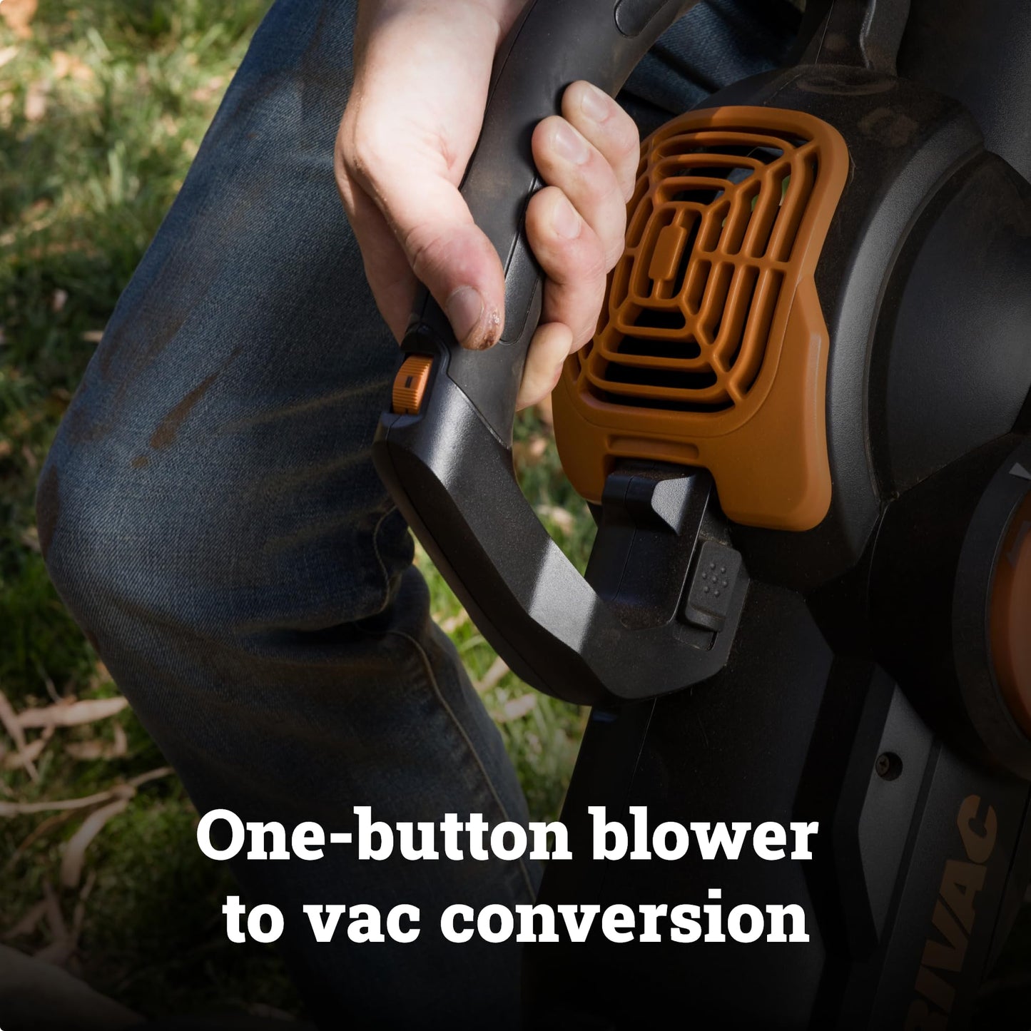 WORX Trivac 3 in 1 Electric Leaf Blower for Lawn Care, Leaf Vacuum with 600 CFM, Leaf Mulcher with Metal Impeller, WG512
