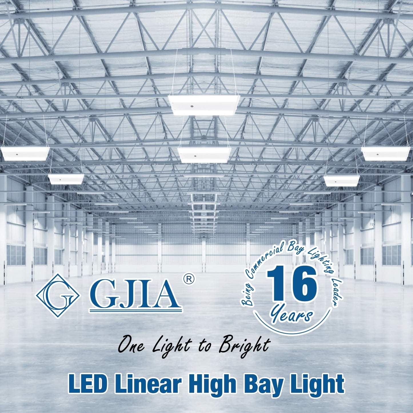 G GJIA LED Linear High Bay LED Shop Lights, 210W 31500LM 0-10V Dimmable 5000K Daylight, Adjustable LED High Bay Shop Lights Lighting Fixtures for Garage Warehouse Workshop, 4-Pack, UL