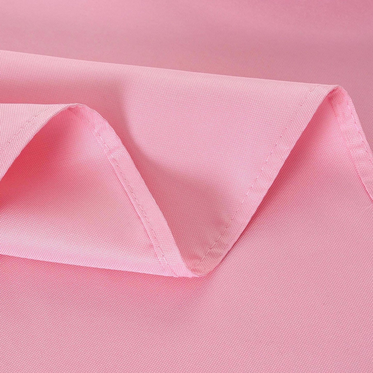 KAIPHO Pink Cloth Napkins Washable Set of 6-210GSM Heavy-Duty 17x17 Inch Solid Table Napkins Cloth in Bulk, Reusable Napkins with Hemmed Edges for Dinner, Holiday, Wedding, Party & Everyday Use