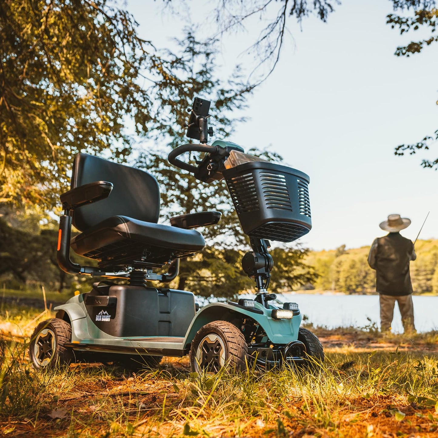 Pride Mobility Baja Bandit BA140 Mobility Scooter, Outdoor 4-Wheel Travel Electric Scooter for Adults, 400 lbs. WC, Up to 8 MPH, 11.25 to 22.5 Miles Range Per Charge