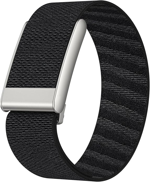 VeveXiao Stretchy Nylon Wristband Compatible with Whoop 5.0/Whoop MG Bands,Soft Stretchy Nylon Sports Loop Replacement Bands for Men Women, with Metal Frame Adjustable Connector