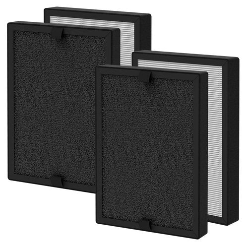 FCFMY KF250 H13 True HEPA Replacement Filter Compatible with Kenmore 1200e Series PM2010 Air Cleaner Purifier, Part # KF250, 2 Sets (4pcs)