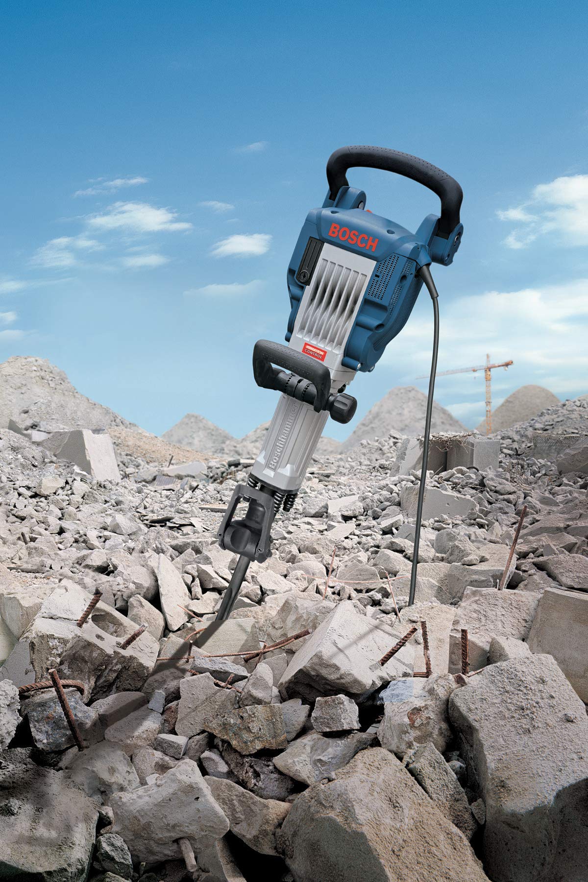 BOSCH Demolition Jack Hammer with 1-1/8-Inch Hex, 35-Pound Concrete Breaker (11335K)