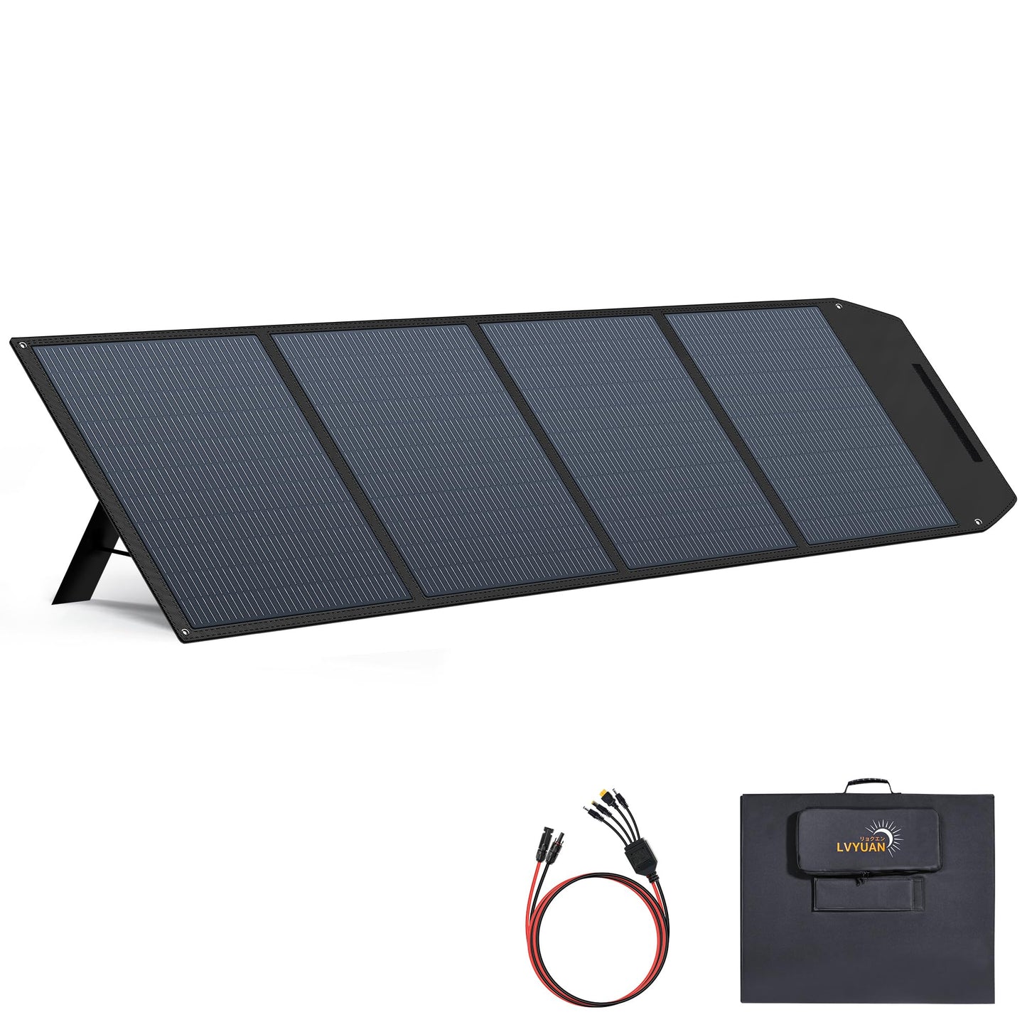 LVYUAN 300W Portable Solar Panel Foldable Solar Panel, Solar Cells 22.6% High Efficiency for Outdoor Adventures Power Station and Camping