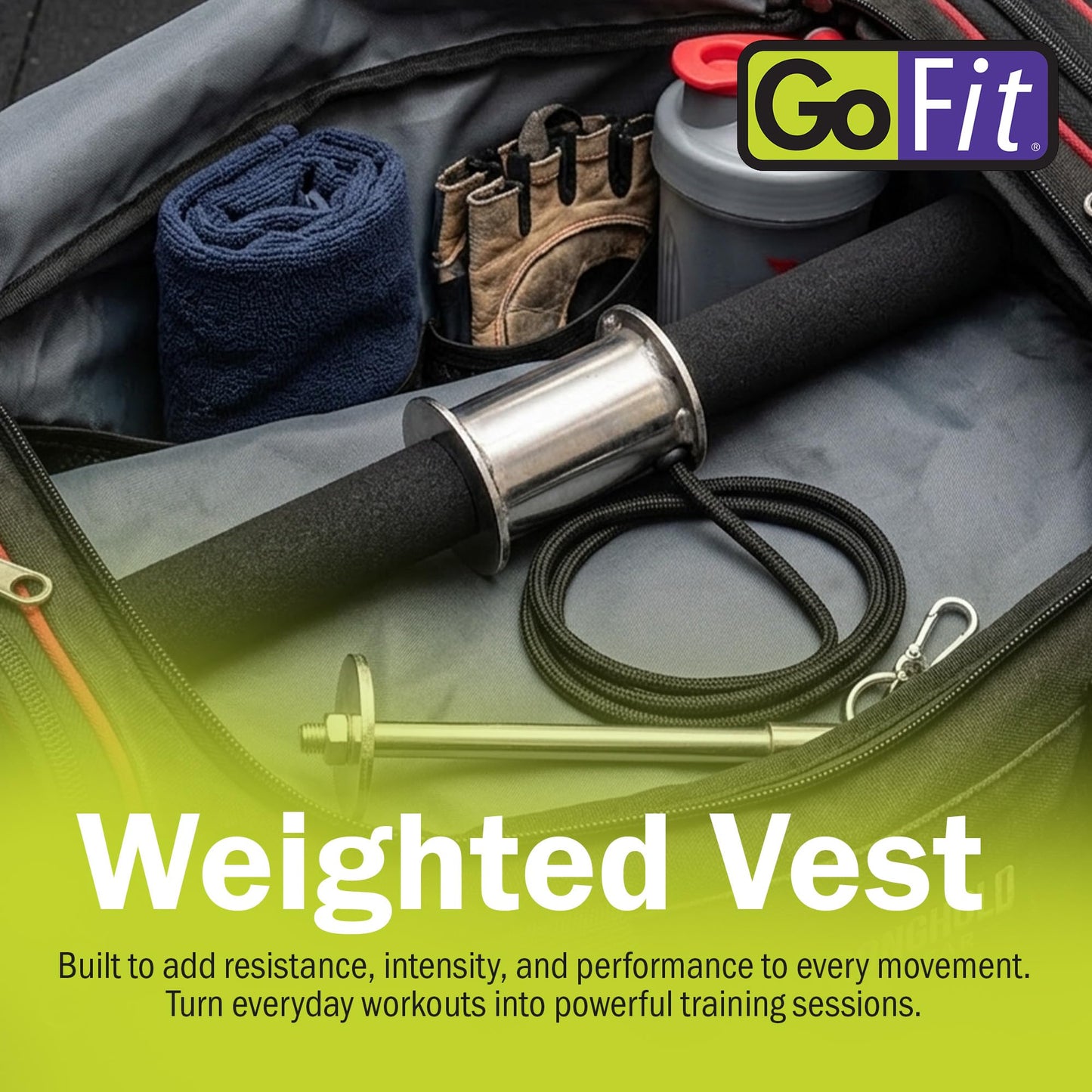 GoFit Wrist and Forearm Blaster - Muscle Strength,Black,One Size,GF-WFB