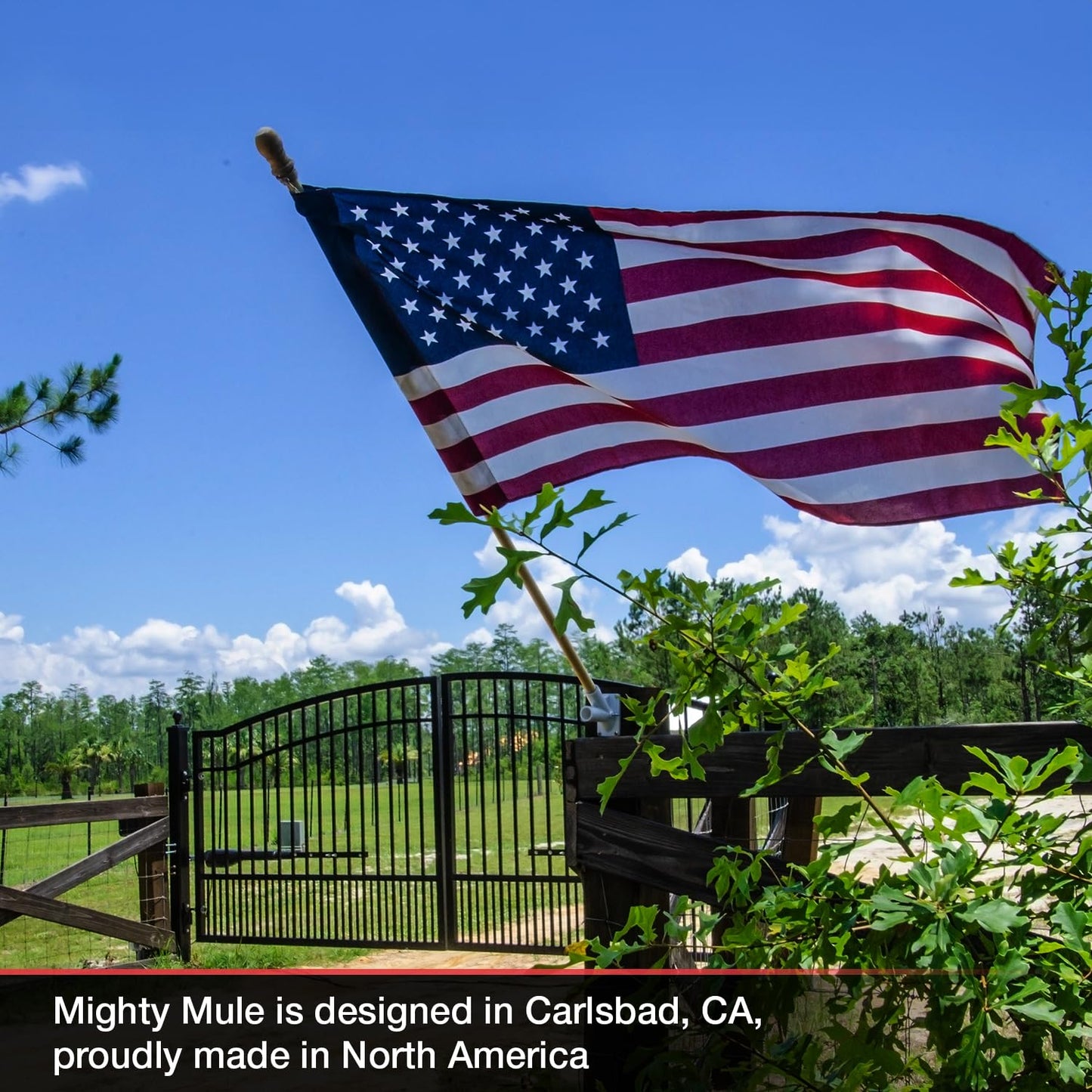 Mighty Mule MM271 Automatic Gate Opener, Solar Ready, Comes with Gate Opener Remote and More-Up to 12ft Long or 300lb, Black, 1 Gate Opener Kit