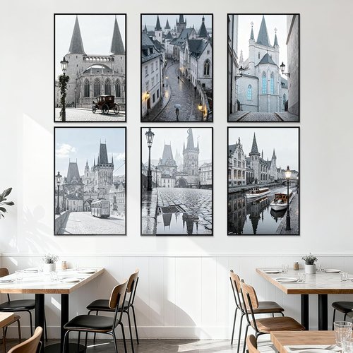 Lavezee 24x36 Poster Frames - Lightweight Display for Photos & Artwork | 6 Pack Set