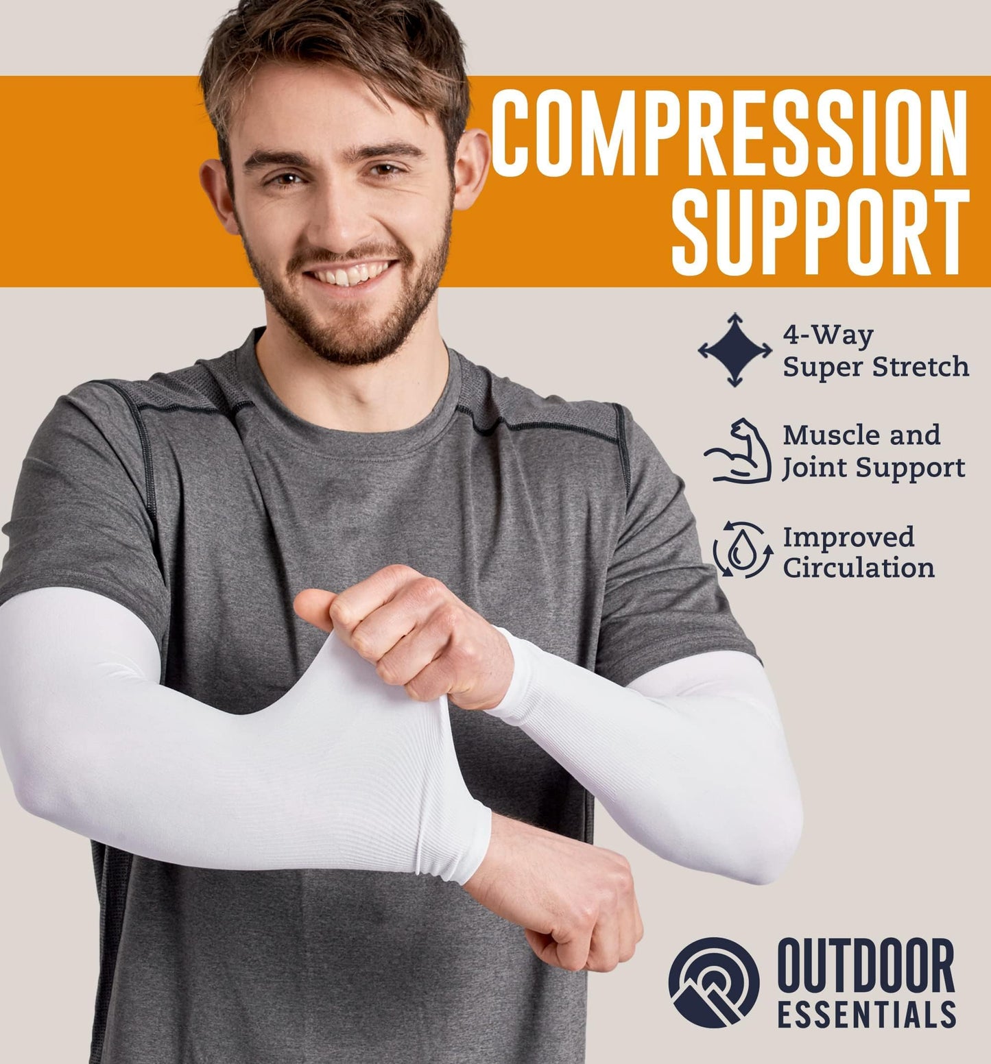 UV Sun Sleeves for Men, Cooling Arm Sleeves for Men Women – Golf Sun Protection UPF 50+ | Tattoo Cover Up, Driving, Compression Baseball Protective Sports Mangas Para El Sol Para Hombre