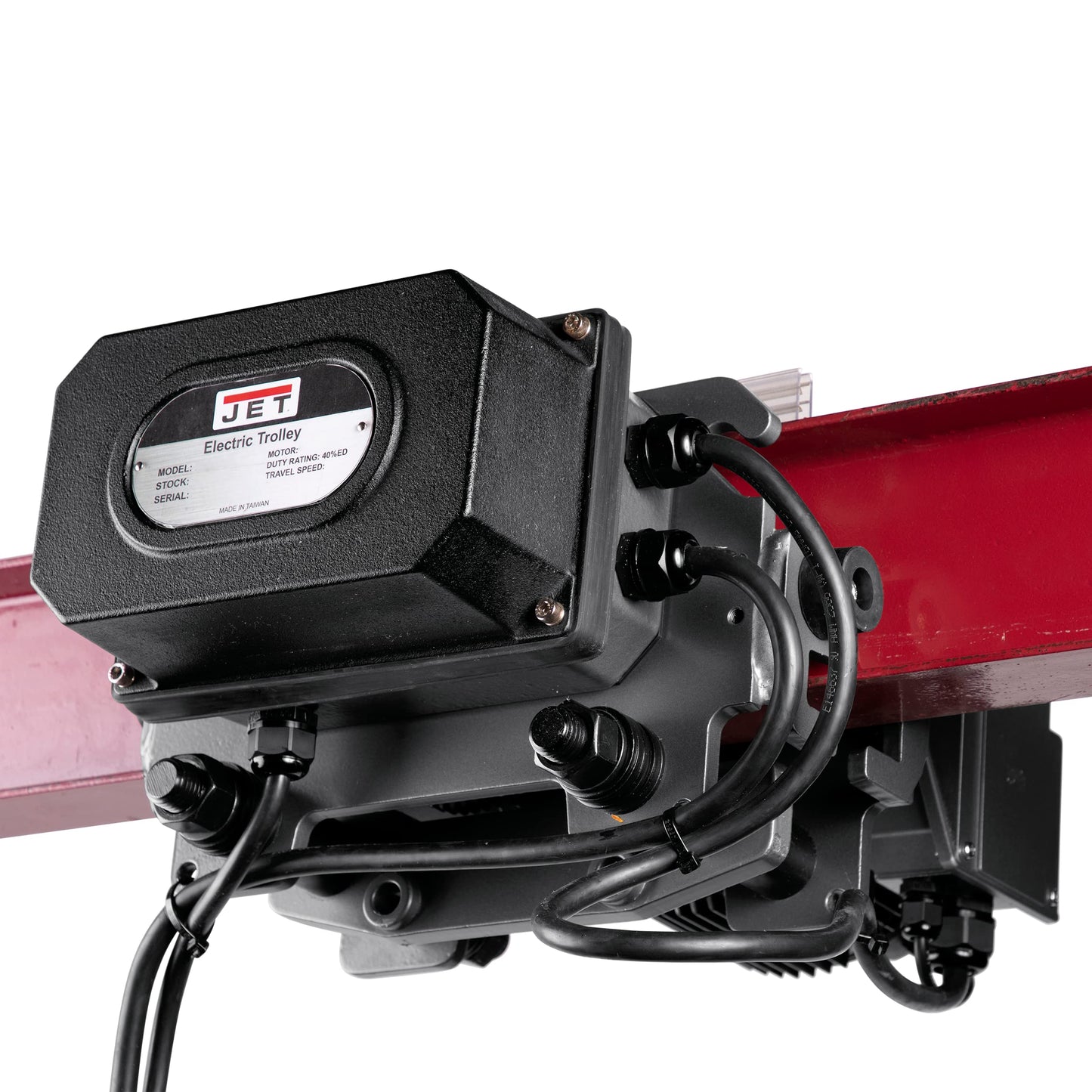 JET 5-Ton Two-Speed Electric Trolley, 0.2/0.8 HP, 3Ph 460V (Model MT500-4)