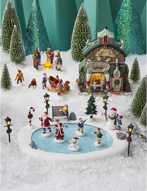 Lemax Lighted Christmas Cookie Shop | Festive Pop-Up Building Décor - #45248
