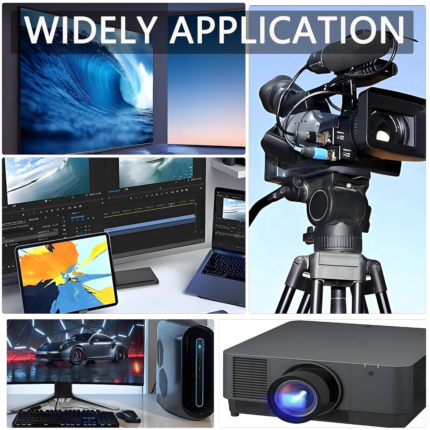 Cable,HD15 5 Cable-1.5M MAYWILLA VGA to BNC Adapter VGA Male to BNC Male RGBHV Coaxial High Resolution Monitor Breakout