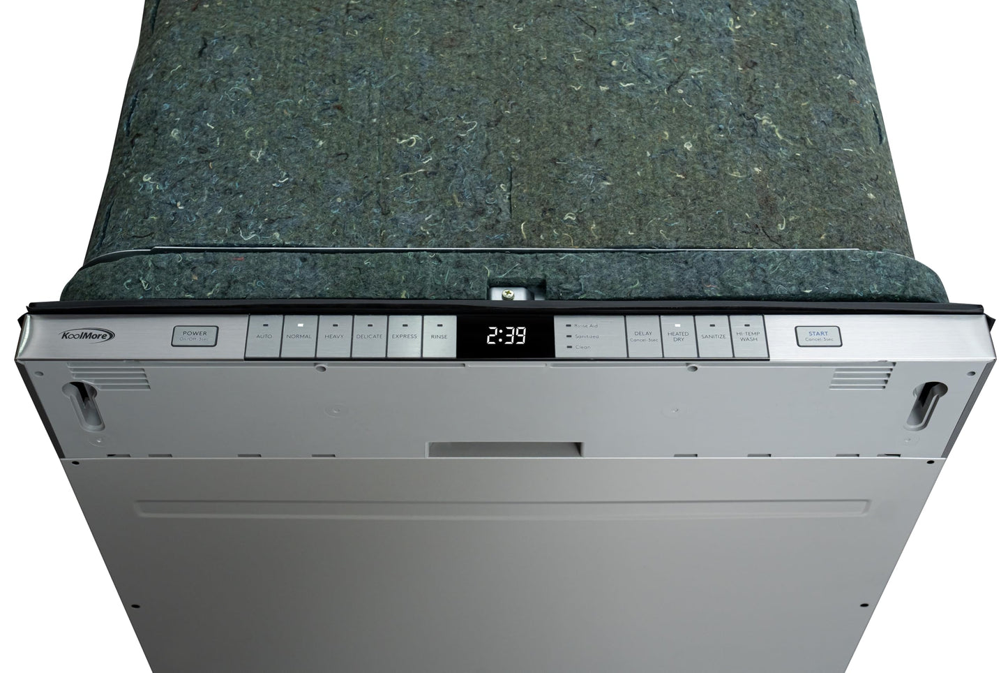 KoolMore 24 in. Panel Ready 14 Place Settings 45 DB Dishwasher in Stainless-Steel, UL and Energy Star Certified (KM-DW2445-PR)