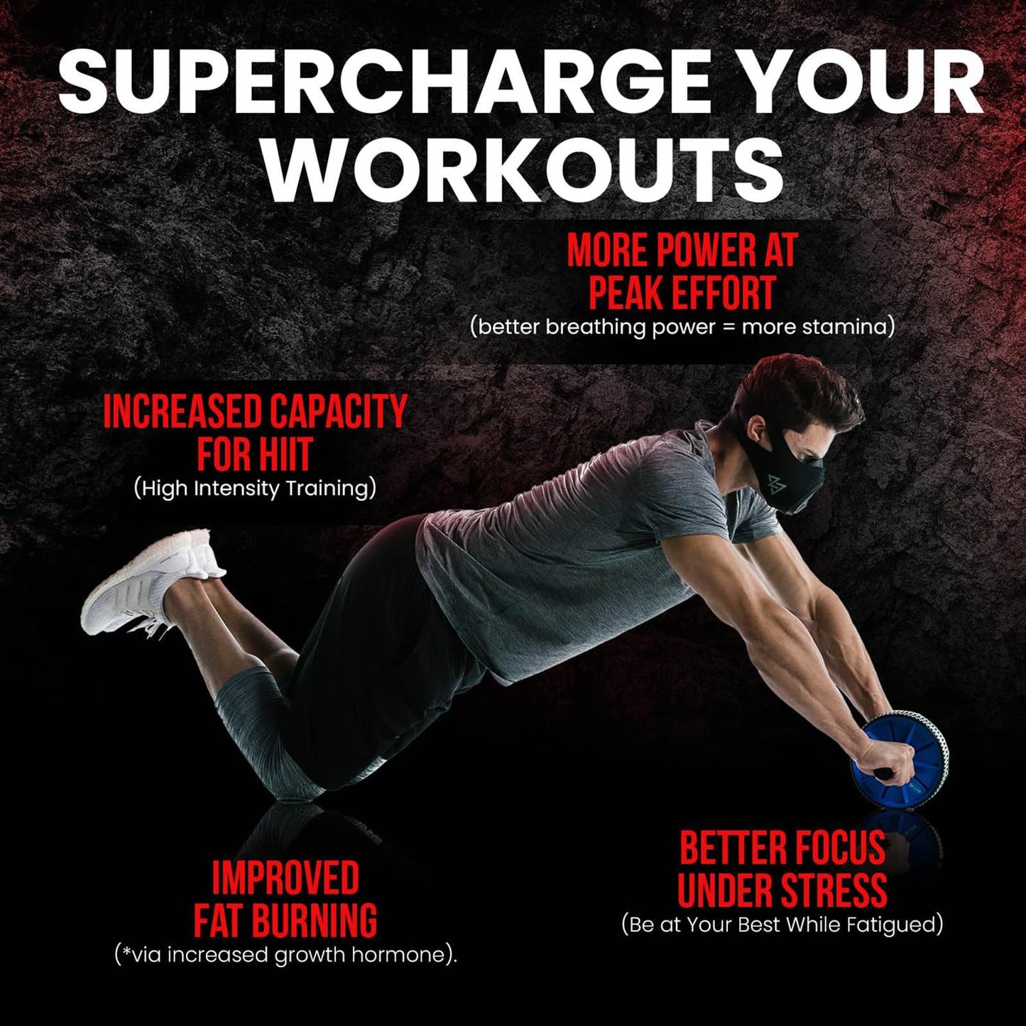 TRAININGMASK 3.0 - Elevation Training Mask 3.0 - Stamina, Performance, Altitude Running Mask, Clinically Proven & Patented (Medium)
