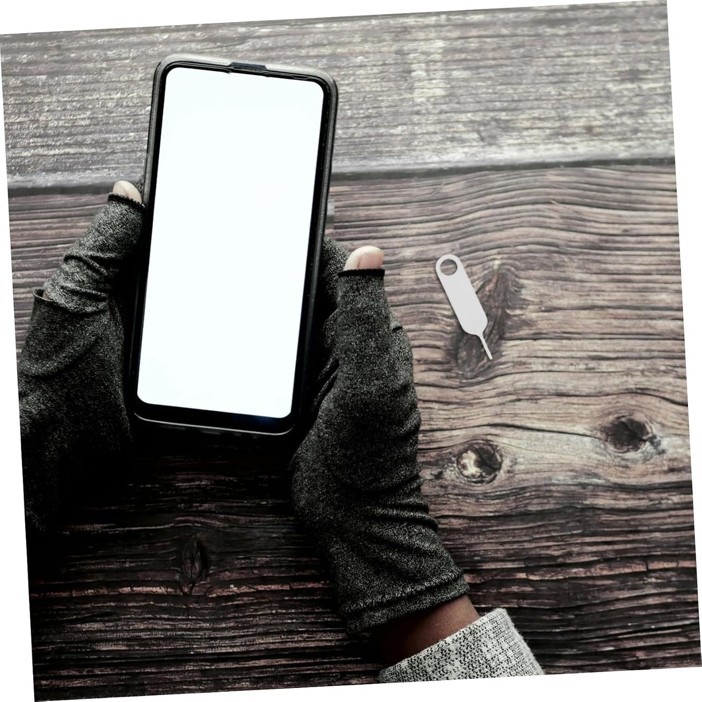 500pcs Housoutil Sim Card Removal Tool: Stainless Steel Pin - Stainless Steel Ejector Pin for Phone - Smooth Portable