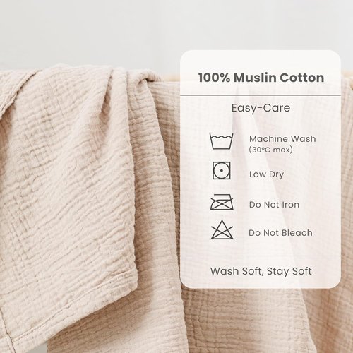 Konssy Muslin Fitted Bassinet Sheets - Soft 2-Pack for Baby Girl/Boy | Perfect Fit for Oval & Rectangle Mattresses