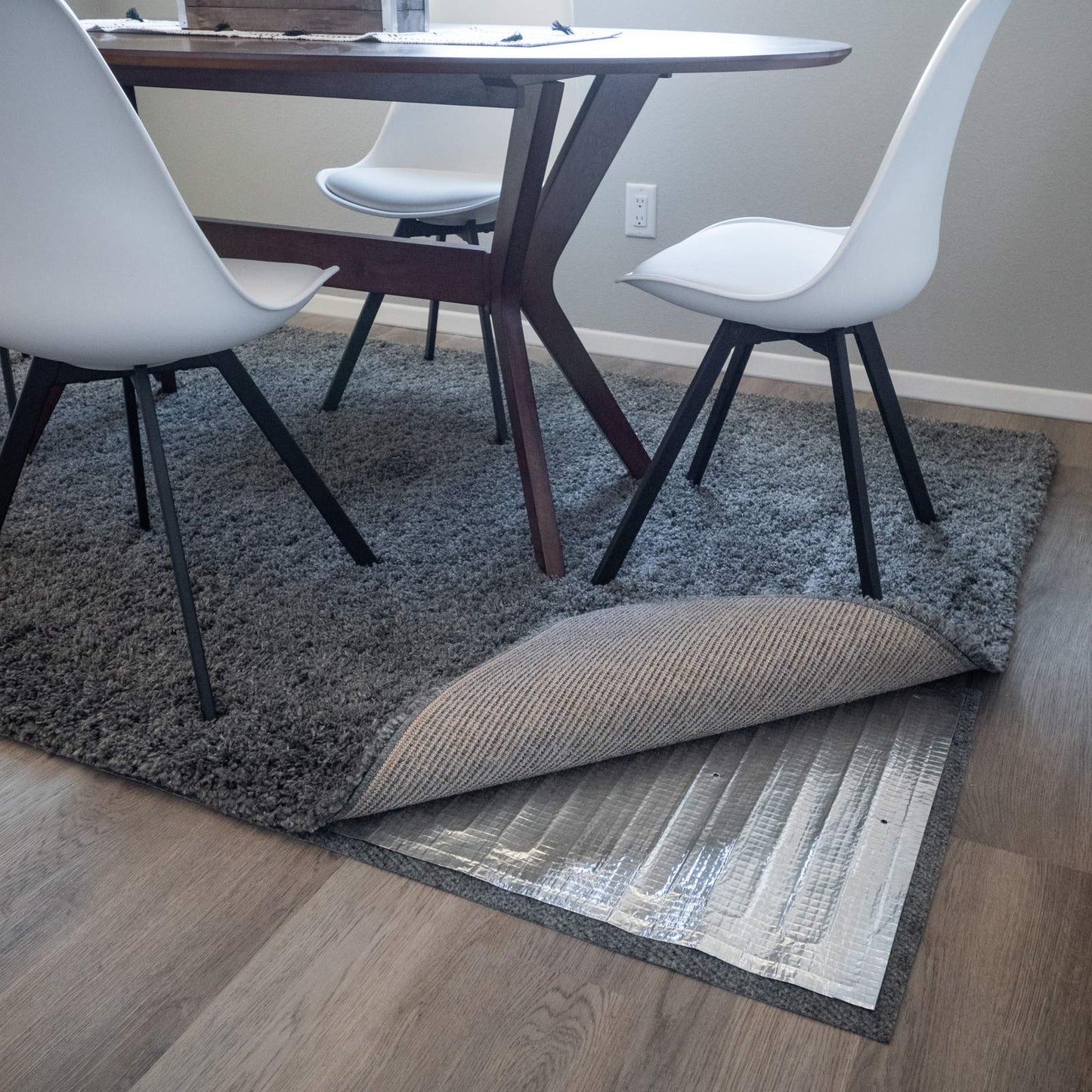 RugHeat Portable Heated Floor Mat, Medium (34x58 inches) Fits Under a 3' x 5' Rug - Under-Rug Pad for Heated Rug, Electric Radiant Floor Heater for Area Rugs, Heating Mat Under Office Desk or Table