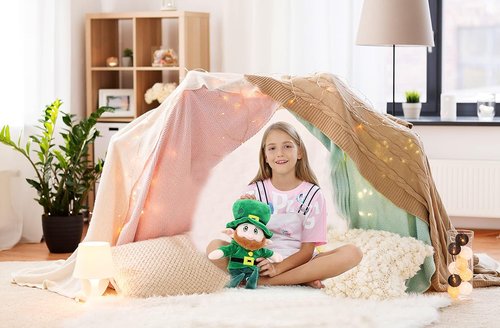IlluOKey Leprechaun Plush Doll - 16-Inch Toy for Kids | Perfect St. Patrick's Day Decoration