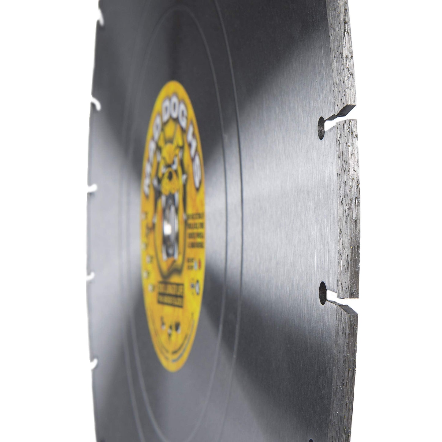 Delta Diamond Mad Dog HS 18 Inch Segmented Diamond Saw Blade, .140 X 1" Arbor, Made in USA, Premium, Wet/Dry, Laser-Welded, General Purpose Cutting Concrete, Masonry, Stone (18")