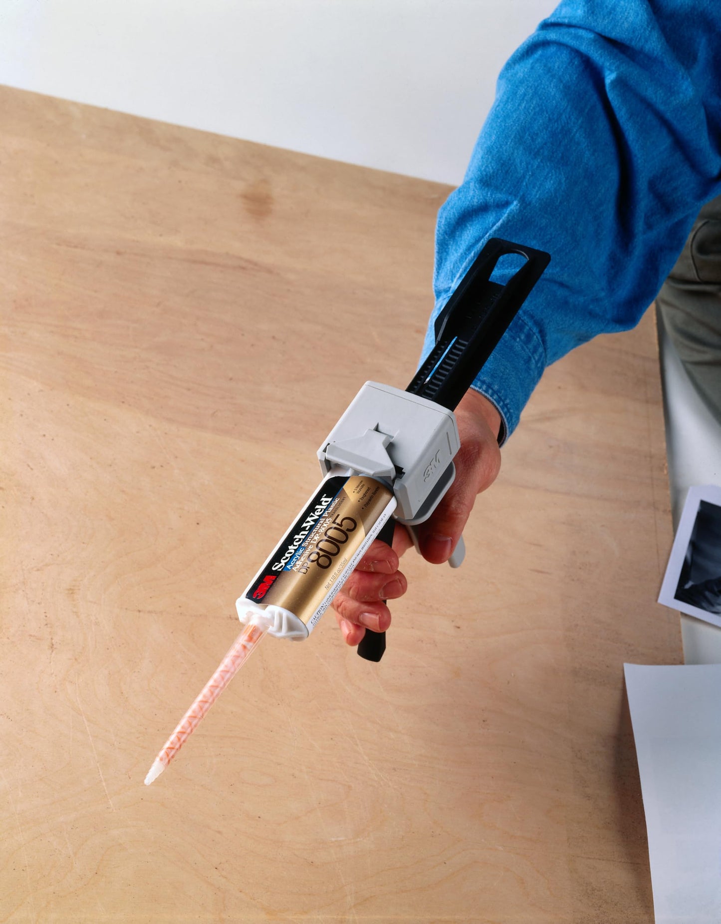 3M Scotch-Weld EPX Manual Applicator, 200 mL/400 mL, Metal, 1/Case - Dispenses Two-Component Scotch-Weld Structural Adhesive Duo-Pak Cartridges