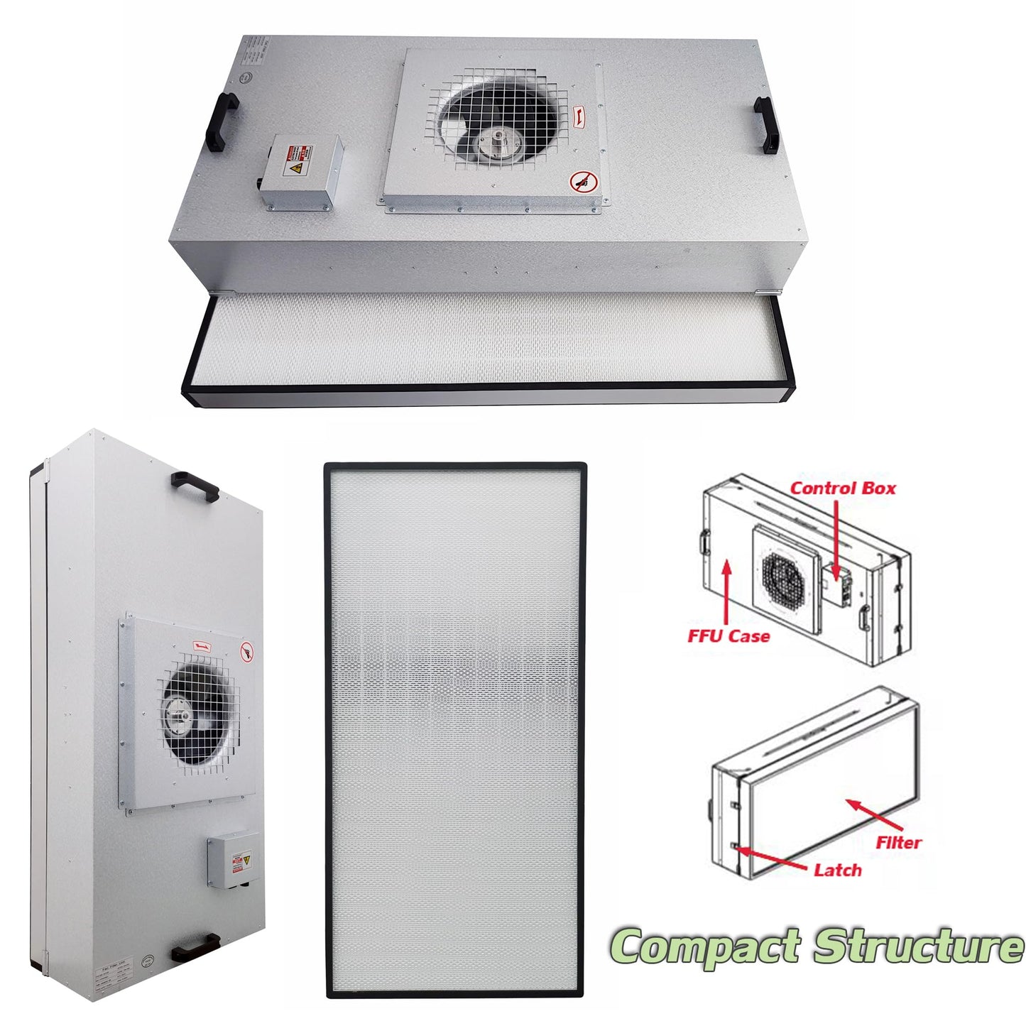 INTSUPERMAI Vertical Laminar Flow Hood Air Flow Clean Bench Workstation with HEPA Aluminum Blade Fan Rated Air Volume 706cfm Dust Free Room Workshop for Phone LCD Repair Workshop Laboratory Using 110V