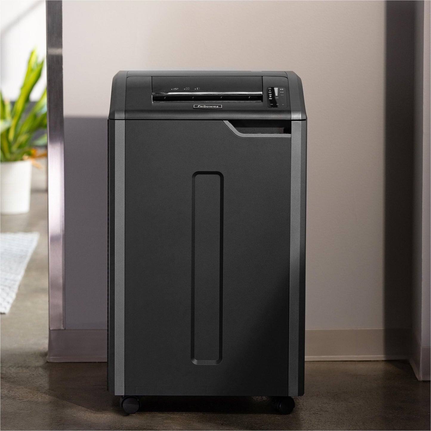 Fellowes Powershred 425Ci 100% Jam Proof Commercial Grade Manual 30-Sheet Cross-Cut Paper Shredder, TAA Compliant (38425), Black