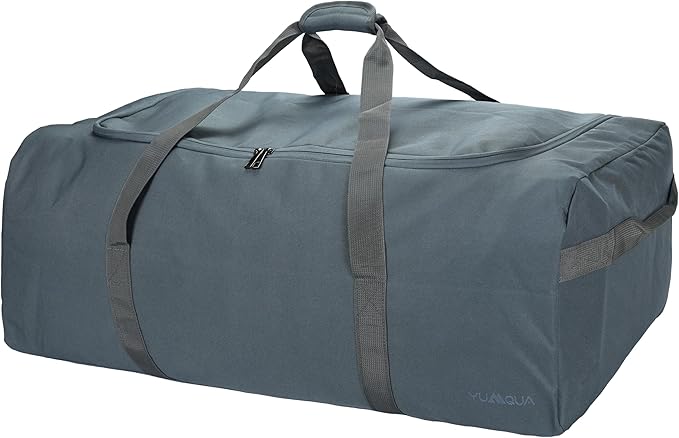 Large Duffle Bag 100L, Travel Duffel Bag for Men, Water & Tear Resistant Travel Bag, Extra Large Moving Bags Women Weekender Bag Overnight for Sports Travel Essentials, Camping Gear Storage (Gray)