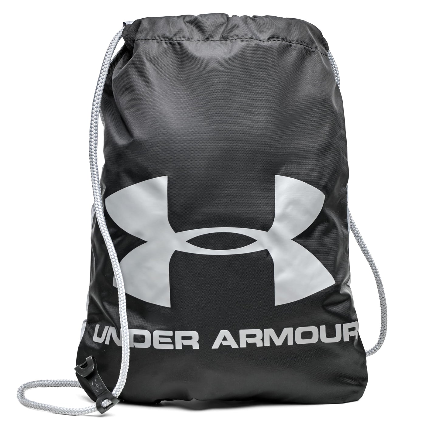 Under Armour Unisex-Adult Ozsee Sackpack , Black (009)/Steel , One Size Fits All