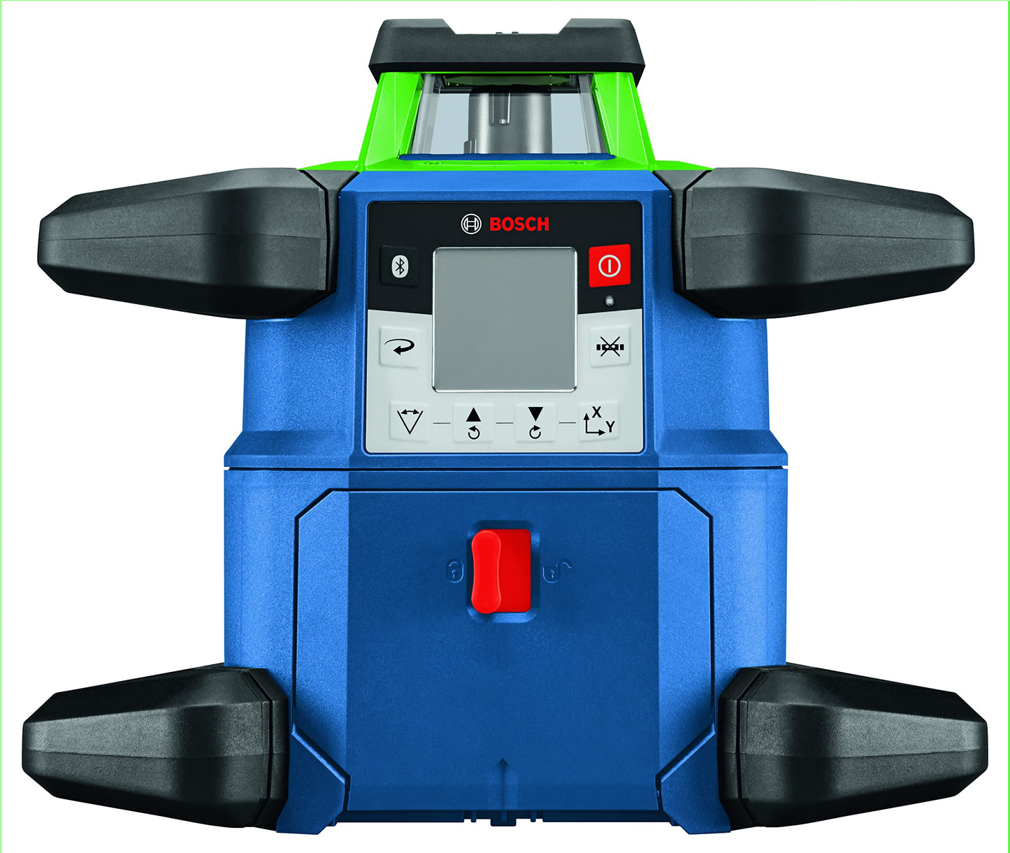 BOSCH GRL4000-90CHVK-S REVOLVE 18V Connected Green-Beam Self-Leveling Horizontal/Vertical Rotary Laser Kit, Includes Tripod, Grade Rod, Receiver, Battery Adapter, Carrying Case, & Accessories