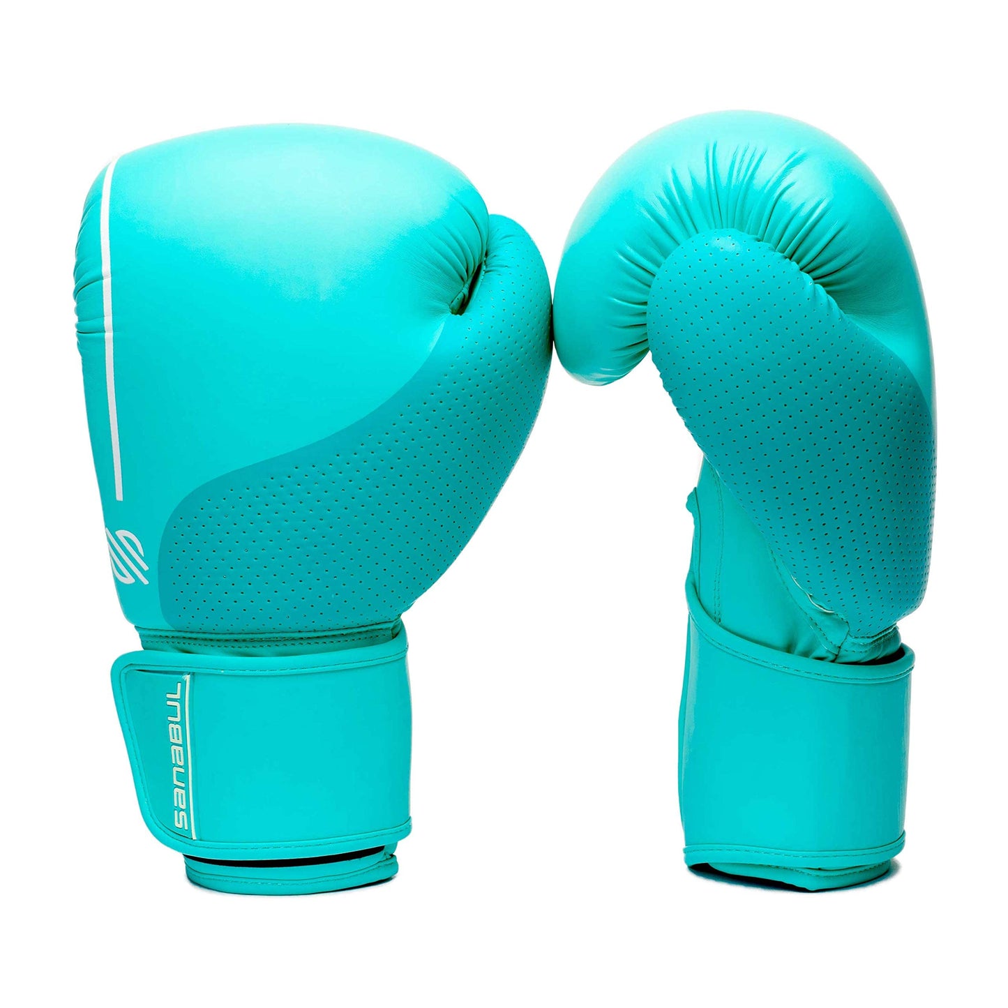 Sanabul Easter Egg Boxing Gloves for Women, Pro Training MMA Kickboxing Muay Thai Gloves, Sparring Punching Heavy Bag, Mint 8 oz