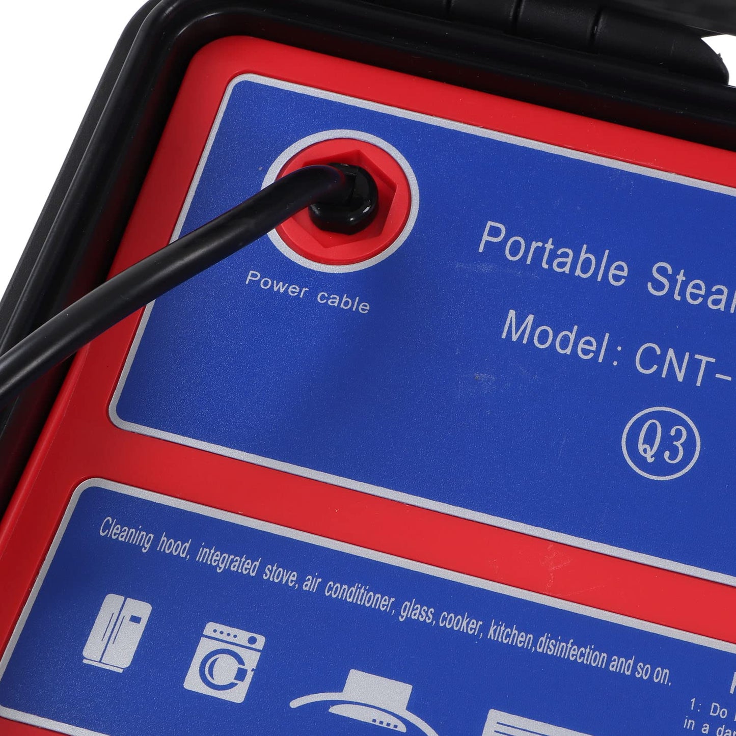 High Pressure Steam Cleaner, High Power Commercial Grade Standard Heavy Duty Steam Cleaner Machine for Kitchens (1700W US Plug 110V)