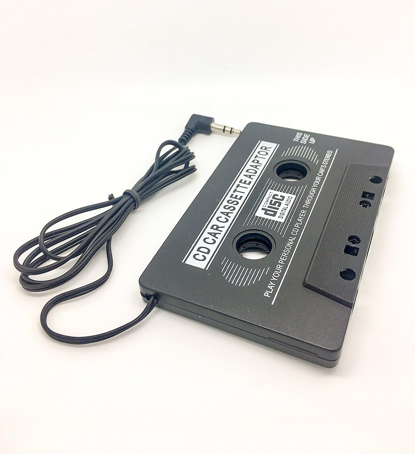 Master Cables Cassette 3.5mm MP3 Cassette Car Audio Adapter Universal Tape Adapter with AUX Cable Play Music from